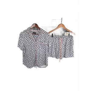 Kate Spade Grey Shorts Pajama Set Size Large